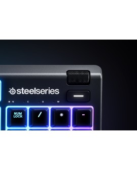 SteelSeries Apex 3 Gaming Keyboard, US Layout, Wired, Black SteelSeries Apex 3 Gaming keyboard IP32 water resistant for