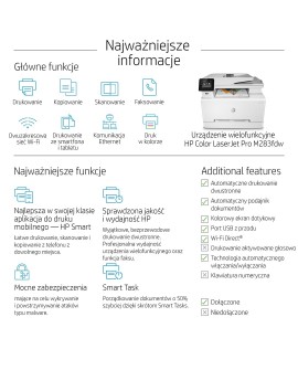 Urządzenie wielofunkcyjne HP Color LaserJet Pro MFP M283fdw