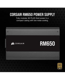 Corsair RM650 moduł zasilaczy 650 W 24-pin ATX ATX Czarny