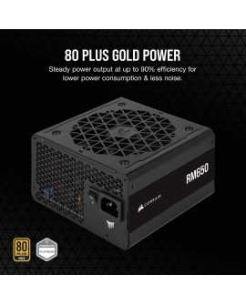 Corsair RM650 moduł zasilaczy 650 W 24-pin ATX ATX Czarny
