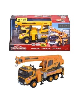 Majorette GS Volvo ciężarówka z dźwigiem 22cm