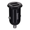 BASEUS ŁADOWARKA SAMOCHODOWA 2X USB 4.8A (CZARNA)