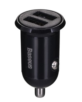 BASEUS ŁADOWARKA SAMOCHODOWA 2X USB 4.8A (CZARNA)
