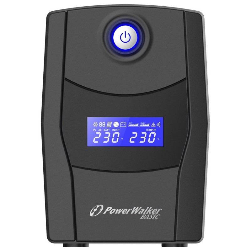 PowerWalker VI 800 STL Technologia line-interactive 0,8 kVA 480 W 2 x gniazdo sieciowe