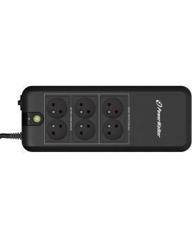 PowerWalker VFD 600 APFC FR Czuwanie (Offline) 0,6 kVA 300 W 6 x gniazdo sieciowe