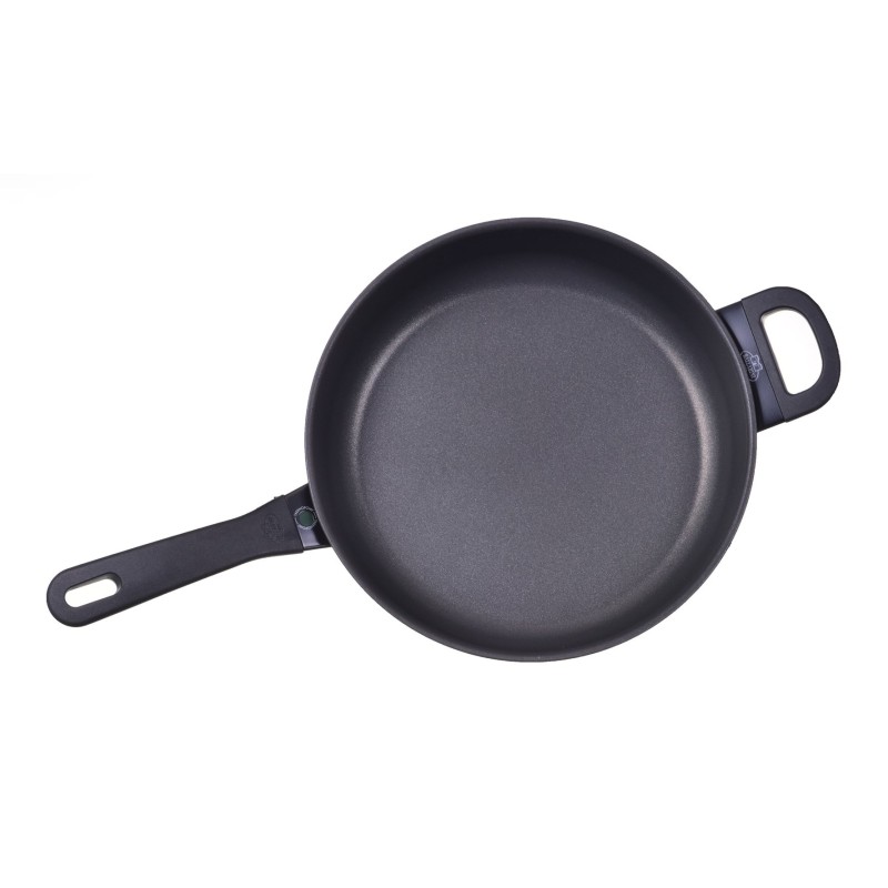 Patelnia BALLARINI Avola sauté z 2 uchwytami i pokrywką tytanowa 28 cm 75002-914-0