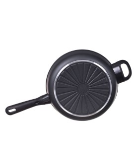 Patelnia BALLARINI Avola sauté z 2 uchwytami i pokrywką tytanowa 28 cm 75002-914-0