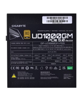 Zasilacz Gigabyte UD1000GM PG5 rev 2.0 1000W 80+ Gold