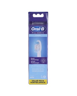 Końcówki do szczoteczek soniecznych ORAL-B Pulsonic Clean wymienne 4 szt. Biały