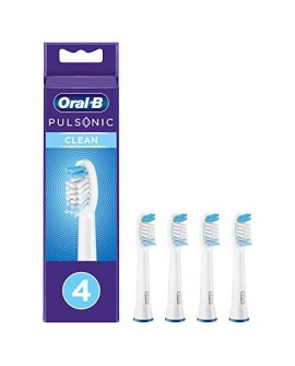 Końcówki do szczoteczek soniecznych ORAL-B Pulsonic Clean wymienne 4 szt. Biały