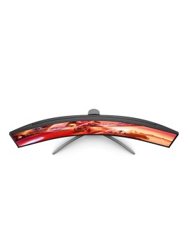 AOC AG493QCX LED display 124 cm (48.8") 3840 x 1080 px Double Full HD Czarny