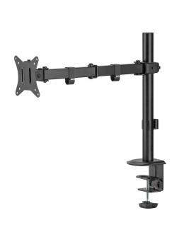 Uchwyt biurkowy do monitora LCD Maclean, 17-32", 9kg, VESA 75x75 oraz 100x100 podwójne ramię, MC-753N