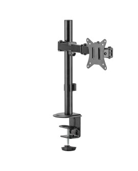 Uchwyt biurkowy do monitora LCD Maclean, 17-32", 9kg, VESA 75x75 oraz 100x100 podwójne ramię, MC-753N