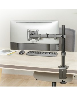 Uchwyt biurkowy do monitora LCD Maclean, 17-32", 9kg, VESA 75x75 oraz 100x100 podwójne ramię, MC-753N