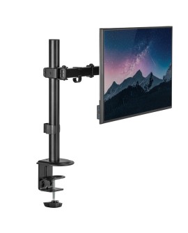 Uchwyt biurkowy do monitora LCD Maclean, 17-32", 9kg, VESA 75x75 oraz 100x100 podwójne ramię, MC-753N