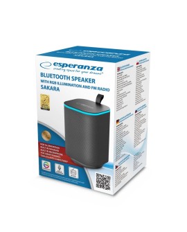 ESPERANZA GŁOŚNIK BLUETOOTH RGB SAKARA EP155