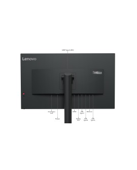Lenovo ThinkVision T32p-30 LED display 80 cm (31.5") 3840 x 2160 px 4K Ultra HD Czarny