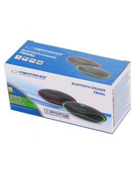 Głośnik bluetooth Esperanza TRIVAL EP117KR (kolor czarny)