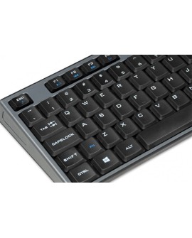 Zestaw klawiatura + mysz IBOX DESKTOP PRO KIT IKMS606W (USB 2.0 (US) kolor czarny optyczna 1200 DPI)