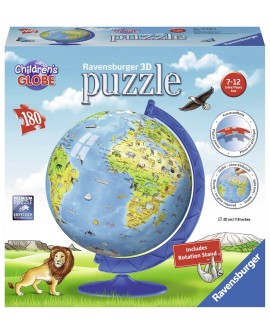 Ravensburger Children's Globe Puzzle 3D 180 szt. Glob