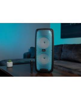 MEDIA-TECH GŁOŚNIK PRZENOŚNY FLAMEZILLA, BLUETOOTH 5.0, FUNKCJA KARAOKE, ILUMINACJA FLAME RGB MT3178