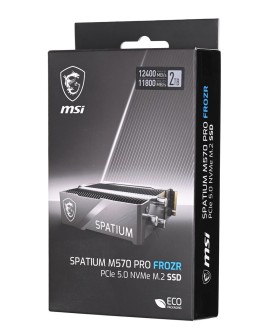 Dysk SSD MSI SPATIUM M570 PRO 2TB PCIe 5.0 NVMe M.2 2280 FROZR