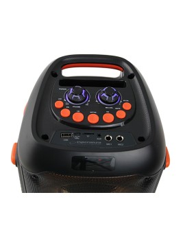 ESPERANZA GŁOŚNIK BT FM LED RGB KARAOKE SINGER EP156