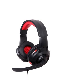 GEMBIRD GAMING SŁUCHAWKI USB 5.1 Z SYSTEMEM SURROUND CZARNO/CZERWONE, MIKROFON, REGULACJA GŁOŚNOŚCI