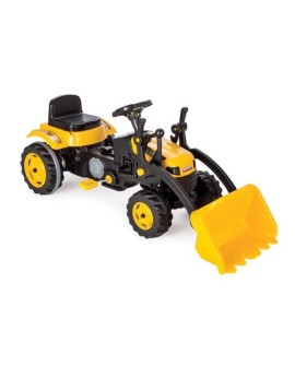 PROMO Traktor na pedały z łyżką żółty 073151