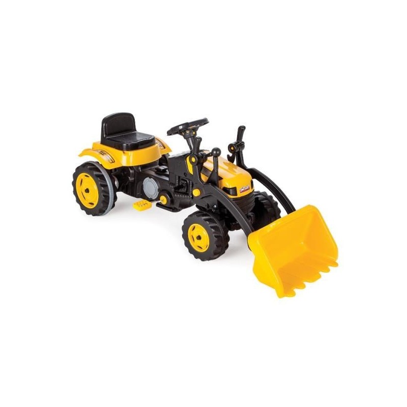 PROMO Traktor na pedały z łyżką żółty 073151