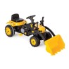 PROMO Traktor na pedały z łyżką żółty 073151