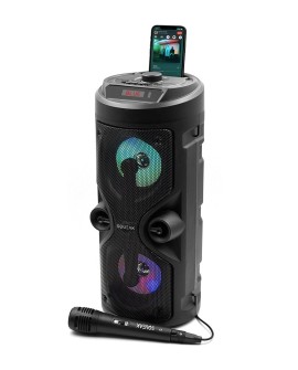 SQUEAK GŁOŚNIK KARAOKE HARMONY BLUETOOTH 5.0, RADIO FM, MICROSD, AUX, USB SQ1004