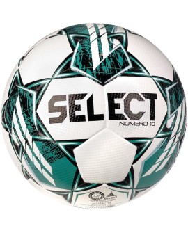 Piłka nożna Select Numero 10 FIFA Basic v23 biało-zielona 17818 rozmiar 5