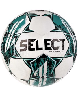 Piłka nożna Select Numero 10 FIFA Basic v23 biało-zielona 17818 rozmiar 5
