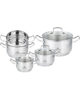 Zestaw garnków GERLACH Simple (1,5 litra, 2 litry, 2,5 litra, 4,5 litra)