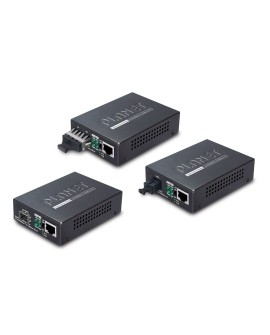 PLANET GT805A konwerter sieciowy 1000 Mbit/s Multifunkcyjny Czarny