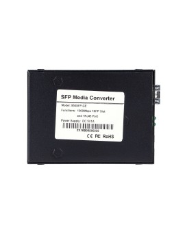 Extralink SEDIR FIBER ETHERNET MEDIA CONVERTER 1X SFP 1GB 1X RJ45 1GB - MC220 - Converter - Glasfaser (LWL) konwerter sieciowy