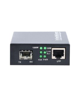 Extralink SEDIR FIBER ETHERNET MEDIA CONVERTER 1X SFP 1GB 1X RJ45 1GB - MC220 - Converter - Glasfaser (LWL) konwerter sieciowy
