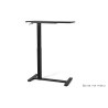 Biurko/Stolik z regulowaną wys. LAPTOP DESK czarny