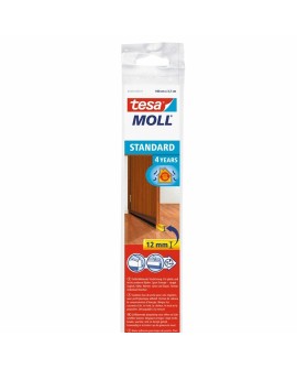 TESA USZCZELKA SZCZOTKOWA POD DRZWI 1m x 37mm BRĄZ