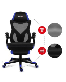 Fotel gamingowy HZ-Combat 3.0 Blue (WYPRZEDAŻ)