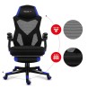 Fotel gamingowy HZ-Combat 3.0 Blue (WYPRZEDAŻ)