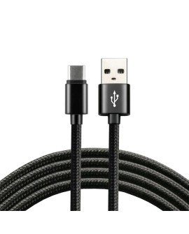 Kabel zasilający everActive CBB-1CB (USB - USB typu C 1m kolor czarny)