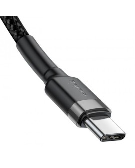 BASEUS KABEL USB-C DO USB-C 60W 1M (CZARNO-SZARY)