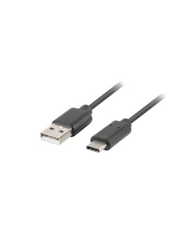 Kabel Lanberg CA-USBO-10CU-0005-BK (USB 2.0 typu A - USB typu C 0,50m kolor czarny)