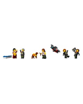 LEGO City 60414 Remiza strażacka z wozem strażackim