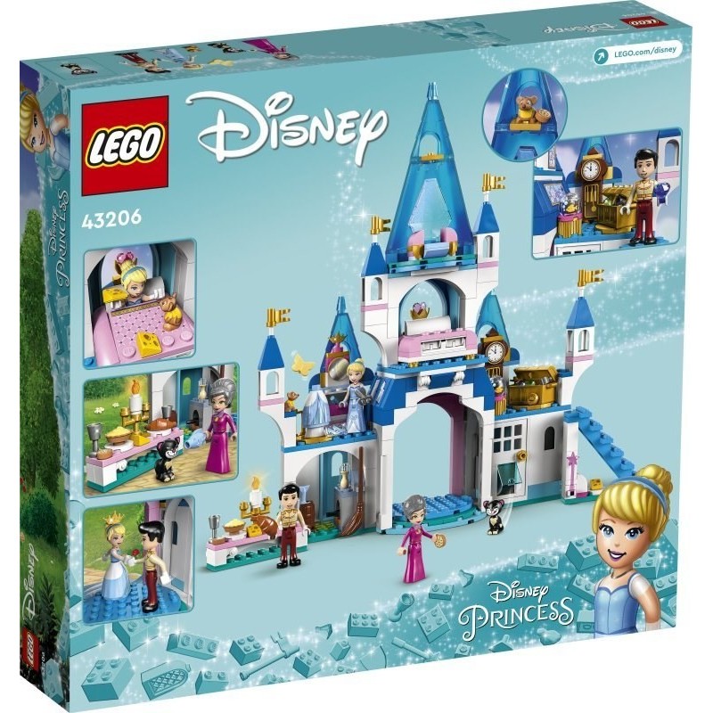 LEGO Disney Princess 43206 Zamek Kopciuszka i księcia z bajki