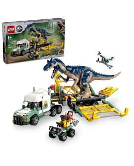 LEGO JURASSIC WORLD 76966 Dinomisje: ciężarówka do transportu allozaura