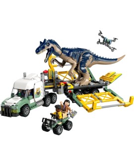 LEGO JURASSIC WORLD 76966 Dinomisje: ciężarówka do transportu allozaura