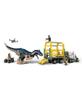 LEGO JURASSIC WORLD 76966 Dinomisje: ciężarówka do transportu allozaura